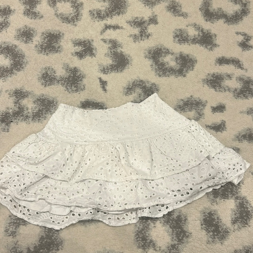 Katie J NYC Lilly Ruffle Skirt Size S